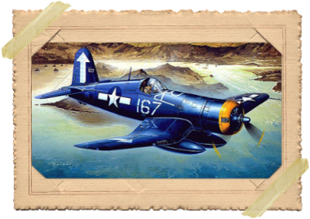 Corsair F4U-1D model