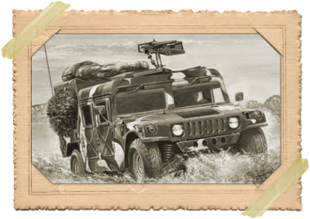 HMMWV (Humvee) Desert Patrol model