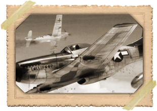 North American P-51D Mustang model