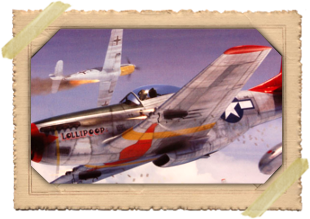 North American P-51D Mustang model