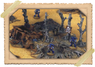 Warhammer 40000 Battlescape model