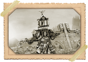 Warhammer 40000 Space Marine Librarian in Terminator Armour