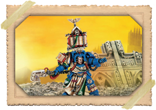 Warhammer 40000 Space Marine Librarian in Terminator Armour