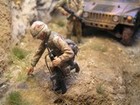 HMMWV (Humvee) Desert Patrol diorama