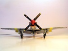 model letadla P-51c Mustang Red tails, Macon Belle