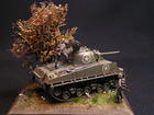 model M4A3 105mm HVSS Sherman Dragon 1/72