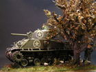 model M4A3 105mm HVSS Sherman Dragon 1/72