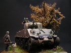 model M4A3 105mm HVSS Sherman Dragon 1/72
