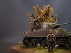 model M4A3 105mm HVSS Sherman Dragon 1/72